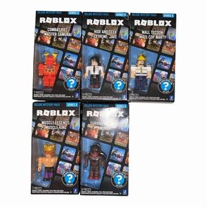 Roblox Deluxe Mystery Pack Series 3 Lot 5 Figures Master Samurai Muscle King NEW